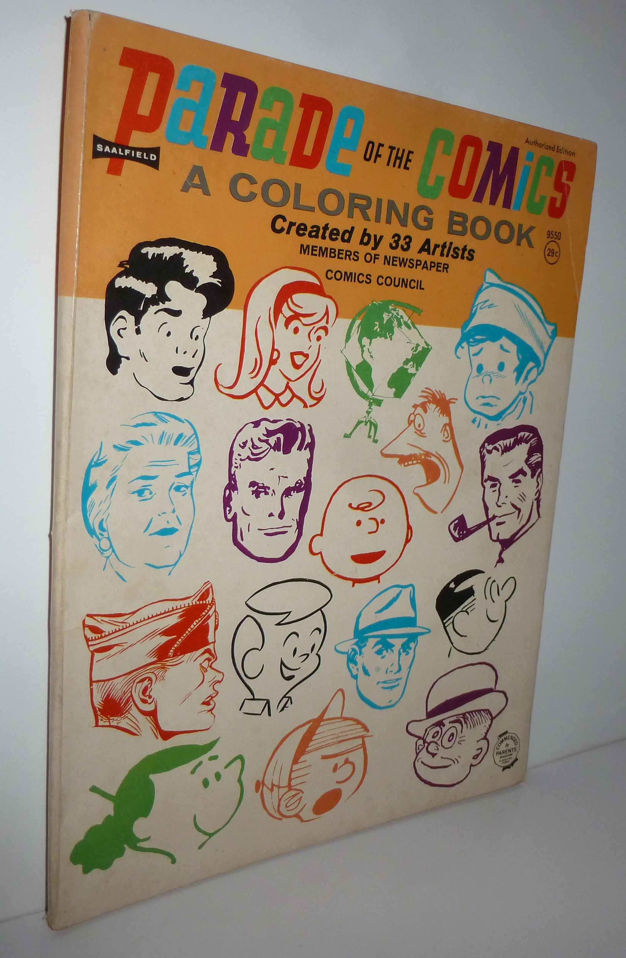 Parade Of The Comics A Coloring Book