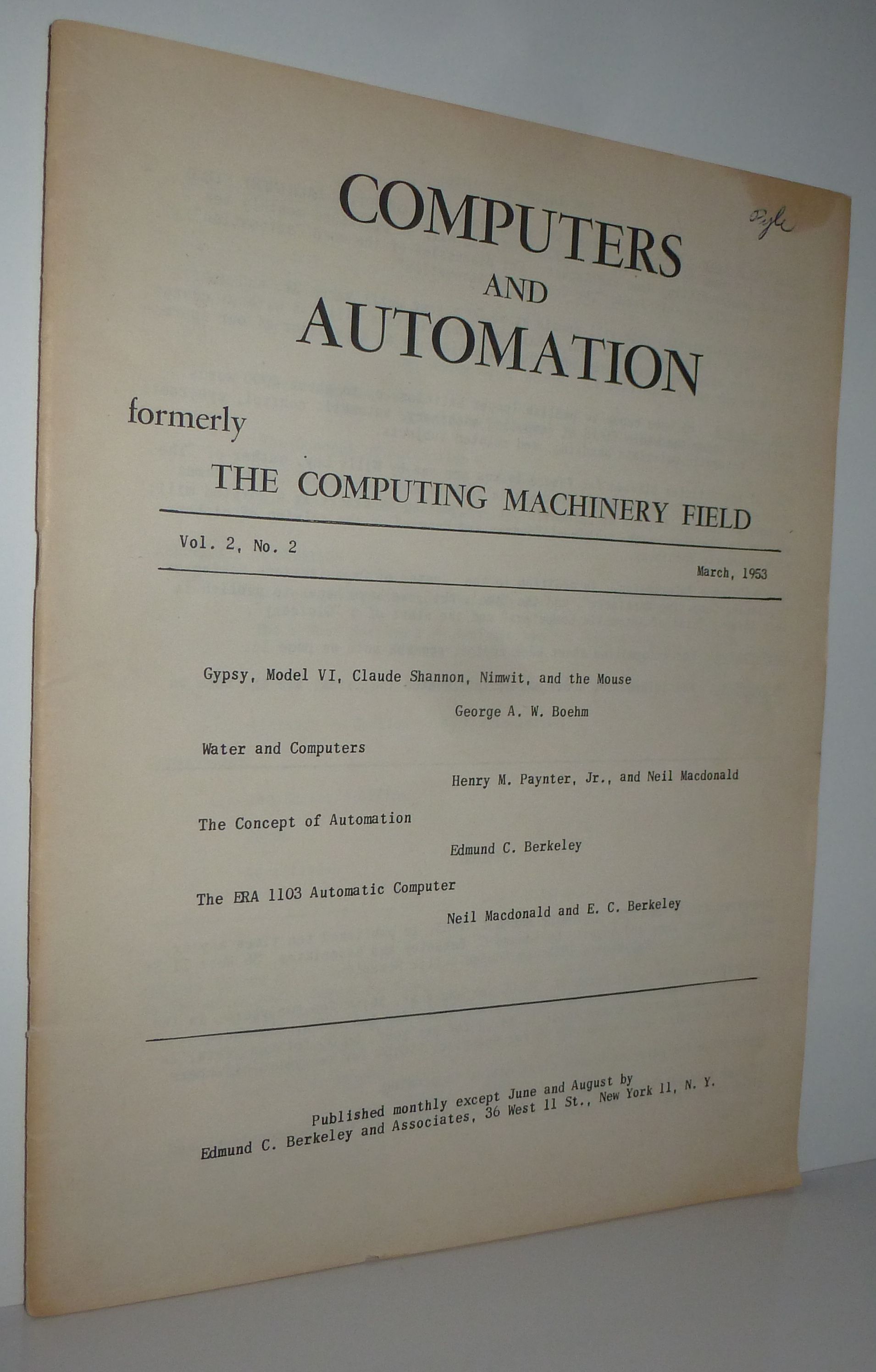 Computers and Automation vol. 2, No. 2